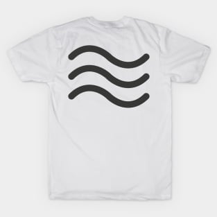 Minimal Ocean Lines T-Shirt